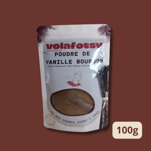 Vanille Bourbon en Poudre – 100g Authentique de Madagascar