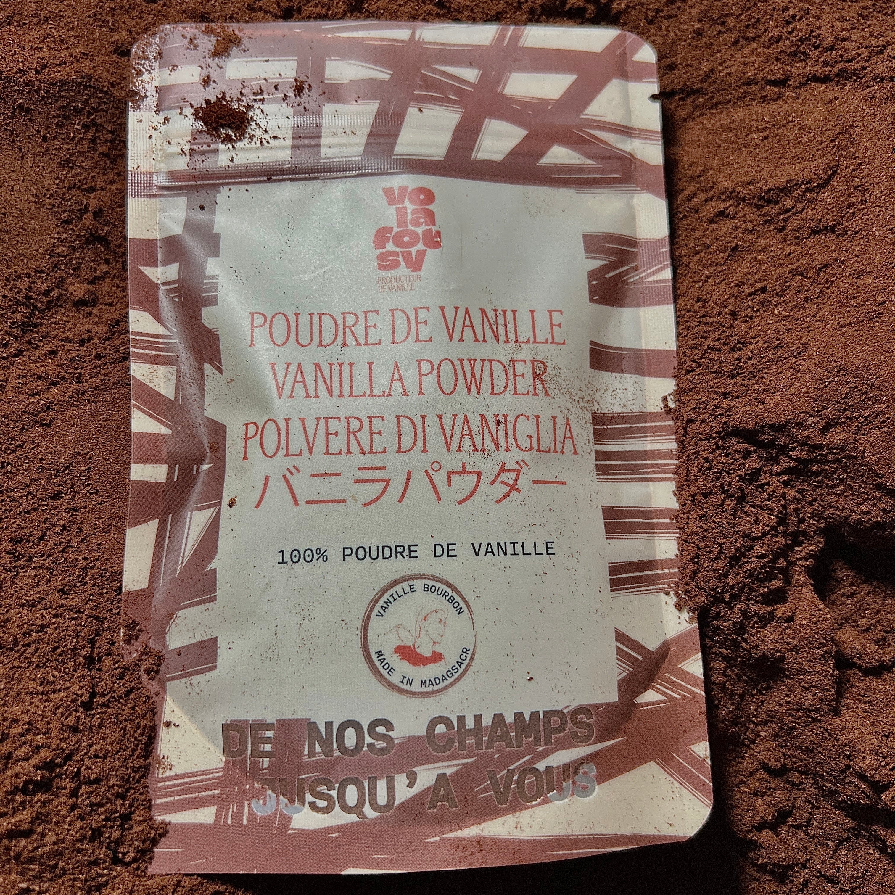Poudre de vanille bourbon 100% naturelle 100g