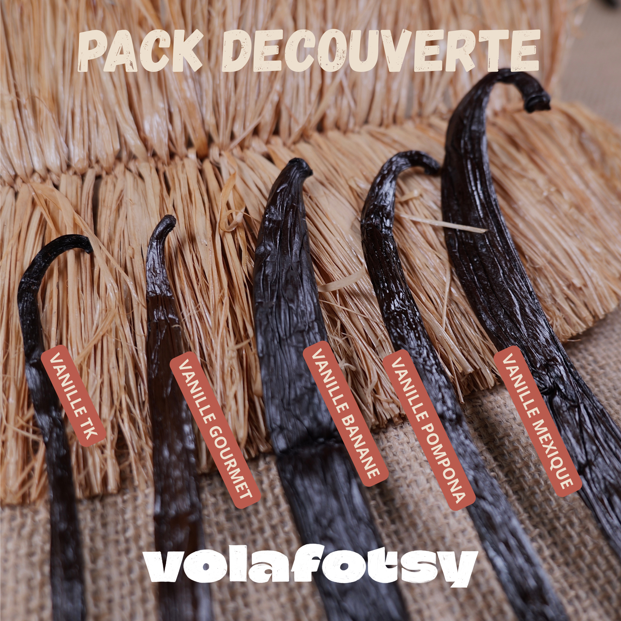 Pack Découverte Vanilles d'Exception