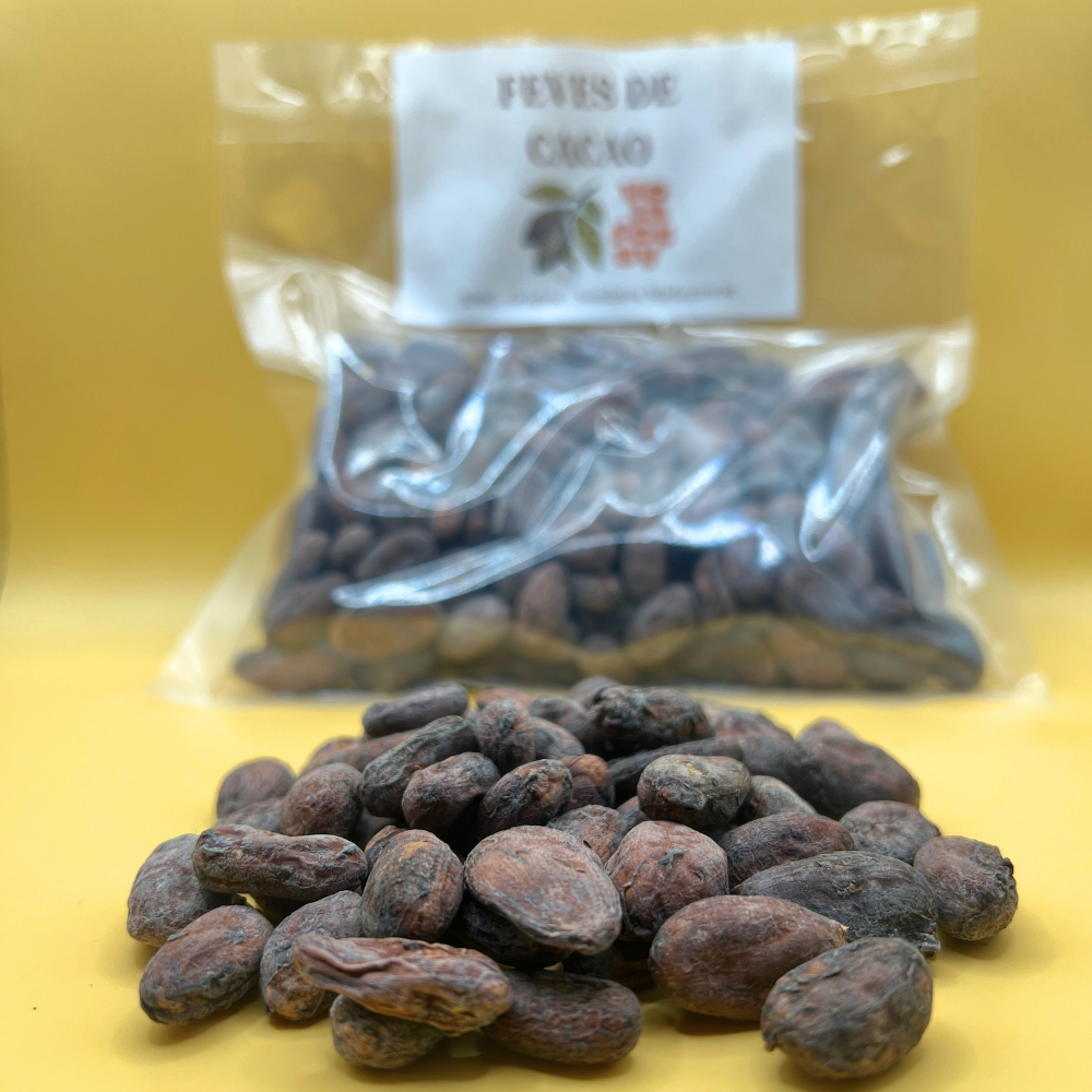 Fèves de Cacao de Sambava – 200 g | Cacao Brut Naturel de Madagascar