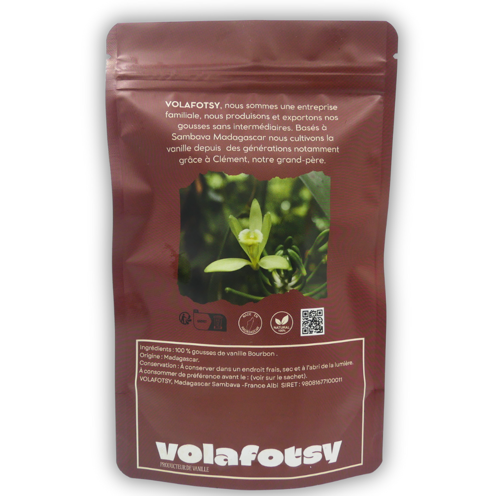 10 gousses 13 à 15 Cm -Vanille bourbon de Madagascar